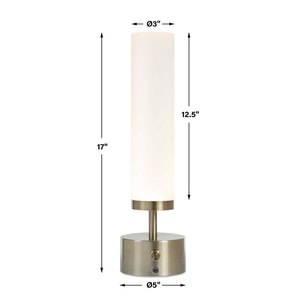 Auden - Rechargeable LED Accent Lamp - Brass,Gold