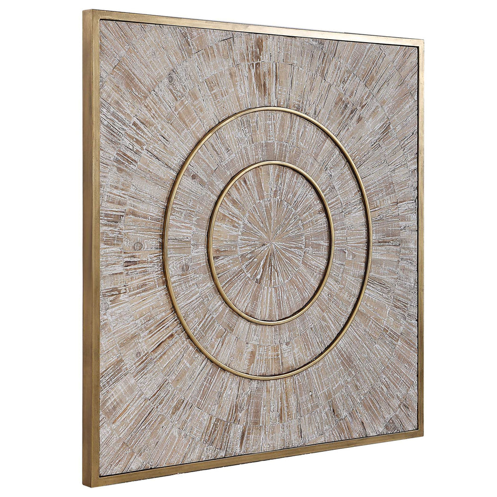 Mahala - Wood Wall Panel - Brass / Woodtone