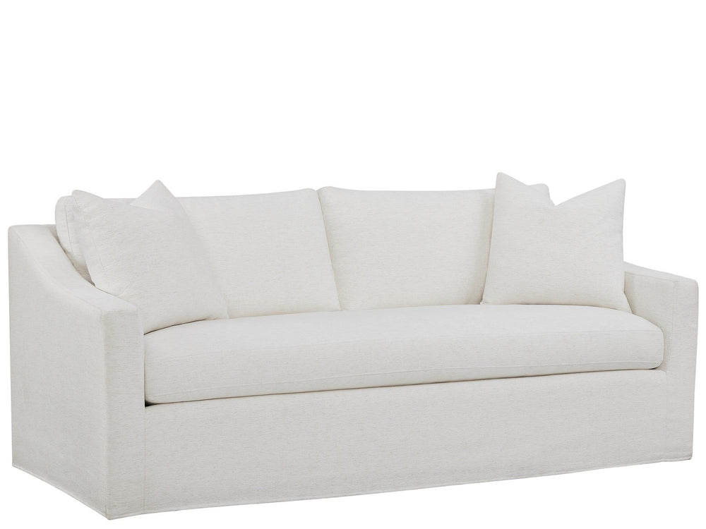 Augustine - Slipcover Apartment Sofa - White