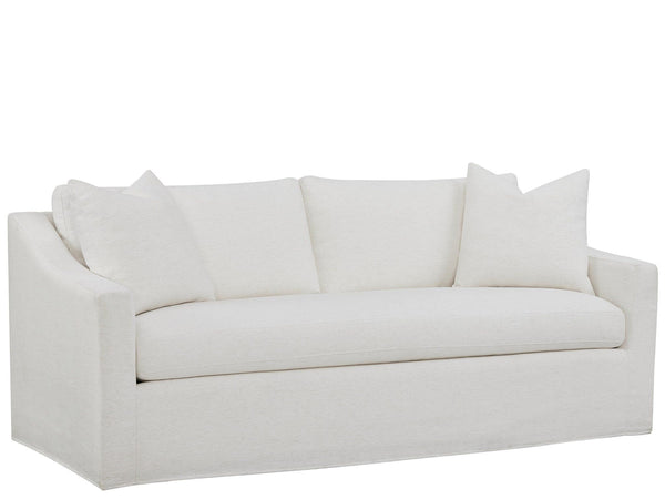 Augustine - Slipcover Apartment Sofa - White