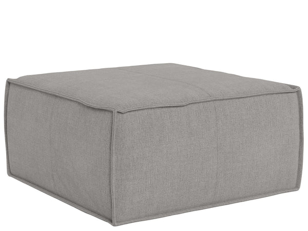 Bottega - Ottoman Large Outdoor, Special Order - Gray
