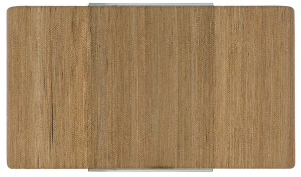 Amani - Rope And Glass Cocktail Table - Light Brown