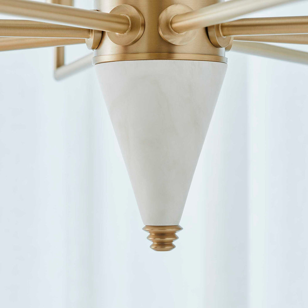 Gathering - 8 Light Chandelier - Brass