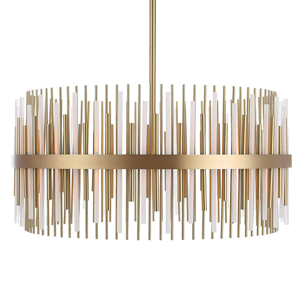 Magic Wand - 8 Light Pendant - Brass