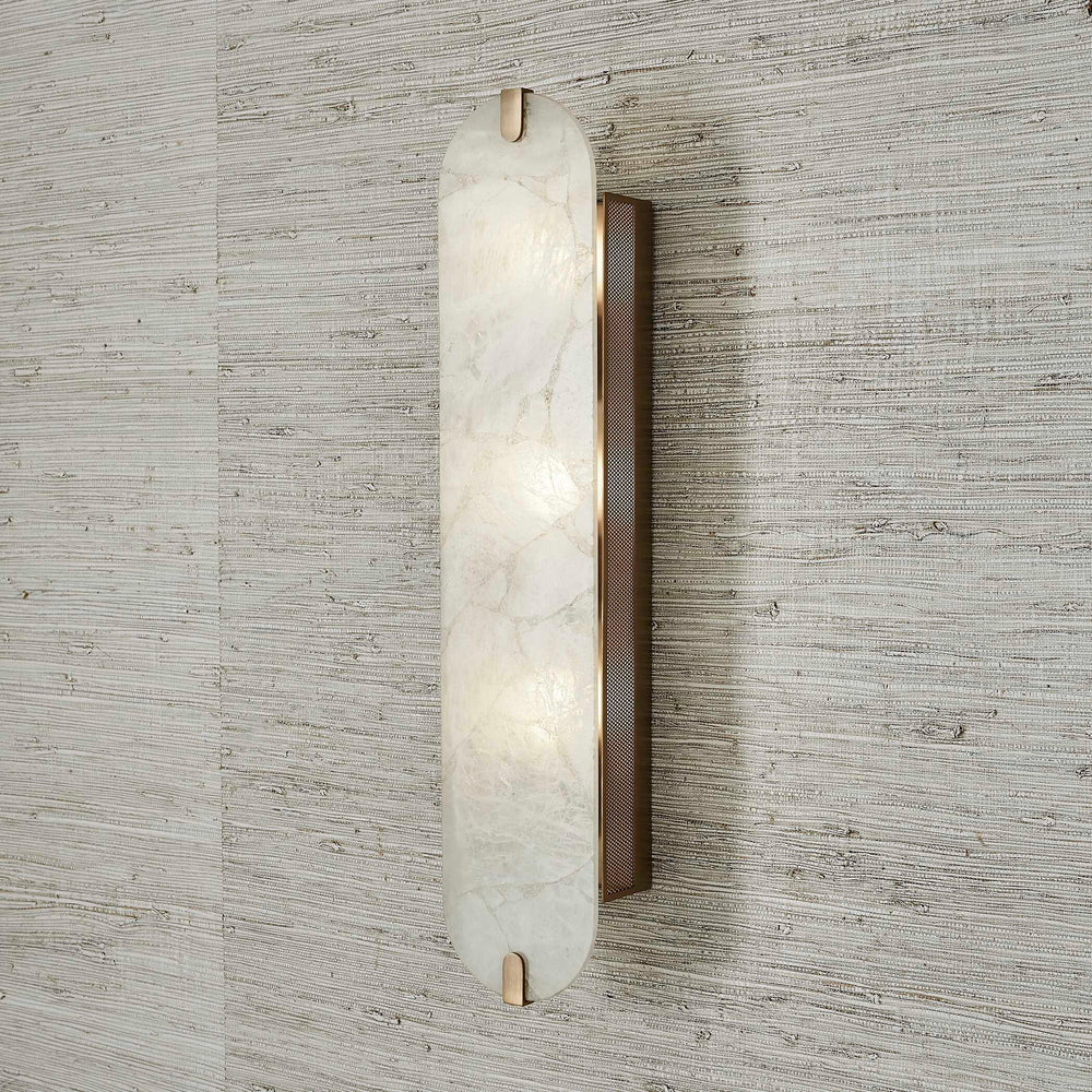 Lustrous - 3 Light Sconce - Crystal