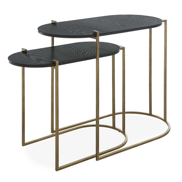 Aztec - Wood Nesting Tables (Set of 2)