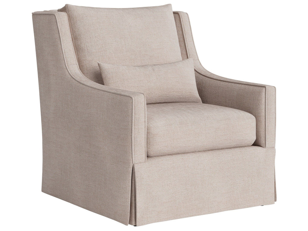 Hudson - Skirted Petite Recliner, Special Order - Beige