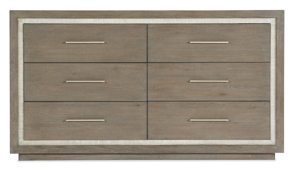Serenity - Mainstay 6-Drawer Dresser - Gray