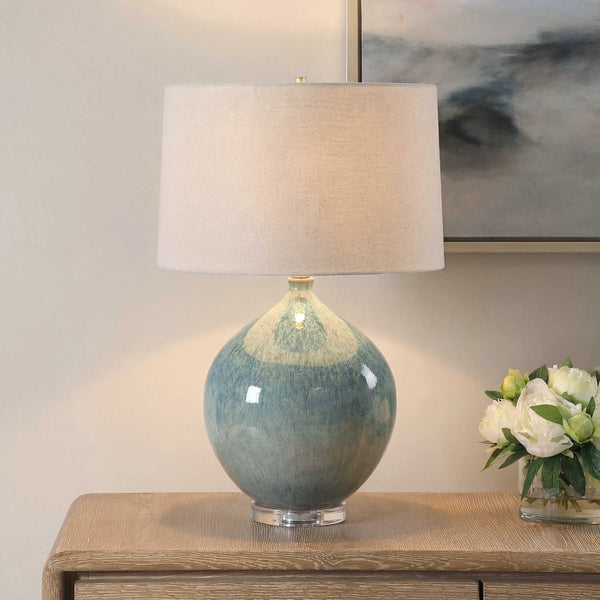 Callista - Table Lamp - Teal Blue