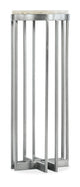 Pearl Silver / 12"W x 12"D x 32"H