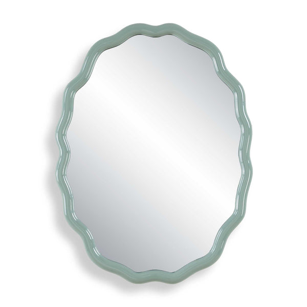 Isly - Robin's Egg Oval Mirror - Blue
