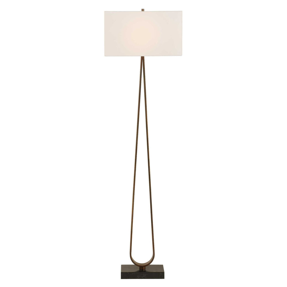Galloway - Minimalist Floor Lamp - Bronze