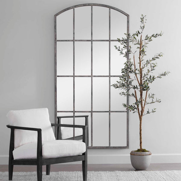 Amiel - Arched Mirror - Ivory