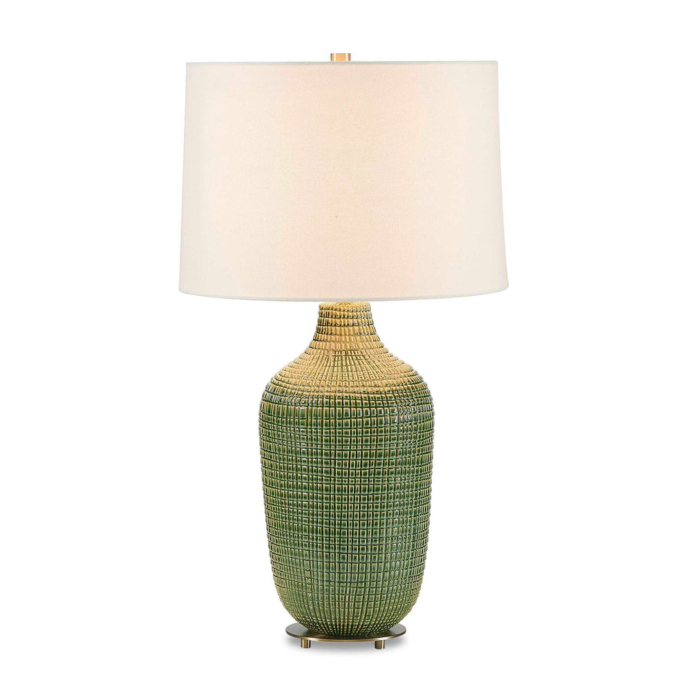 Dulcich - Grid Table Lamp - Green