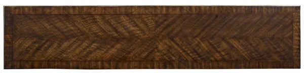 Melange - Presidio Console Table - Dark Brown