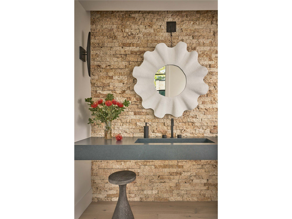 Weekender Coastal Living Home / Scallop - Mirror - White