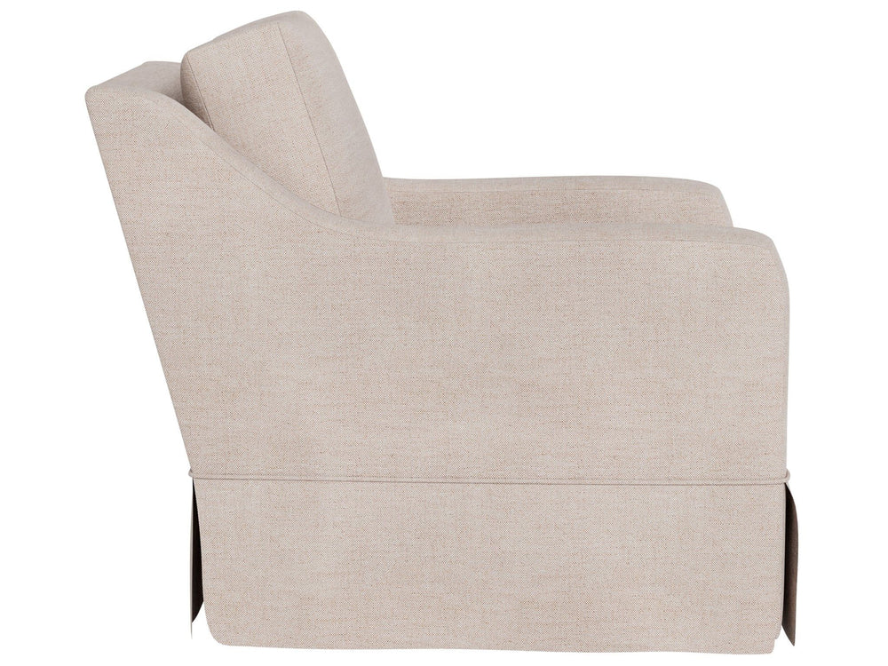 Filmore - Skirted Swivel Chair, Special Order - Beige