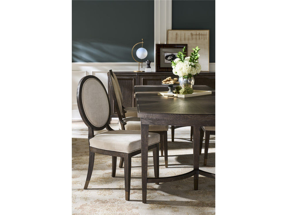 Montclair - Oval Side Chair (Set of 2) - Cocoa