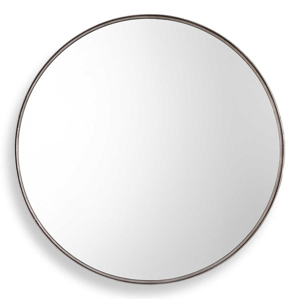 Agoura - 48" Round Mirror - Silver