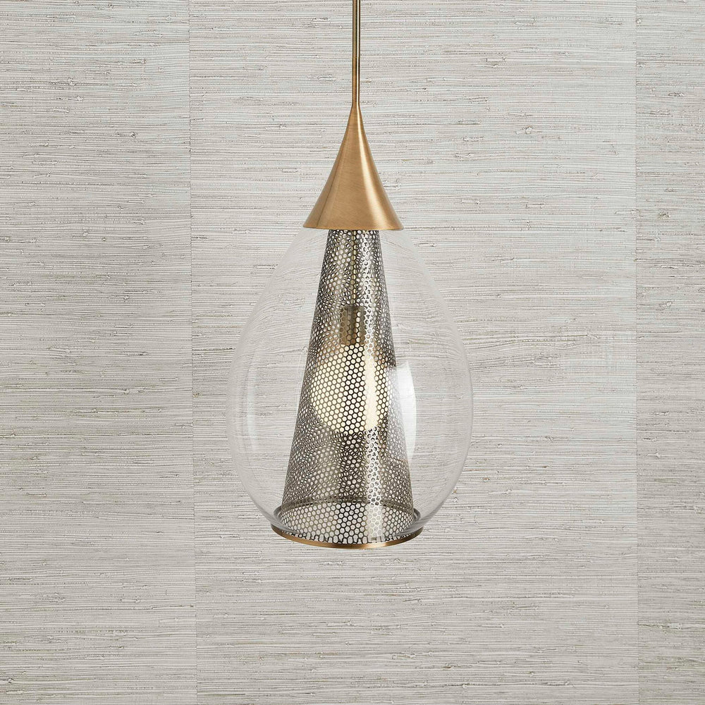 Big Drip - 1 Light Pendant - Brass