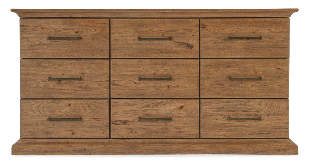 Big Sky - 9-Drawer Dresser - Light Brown
