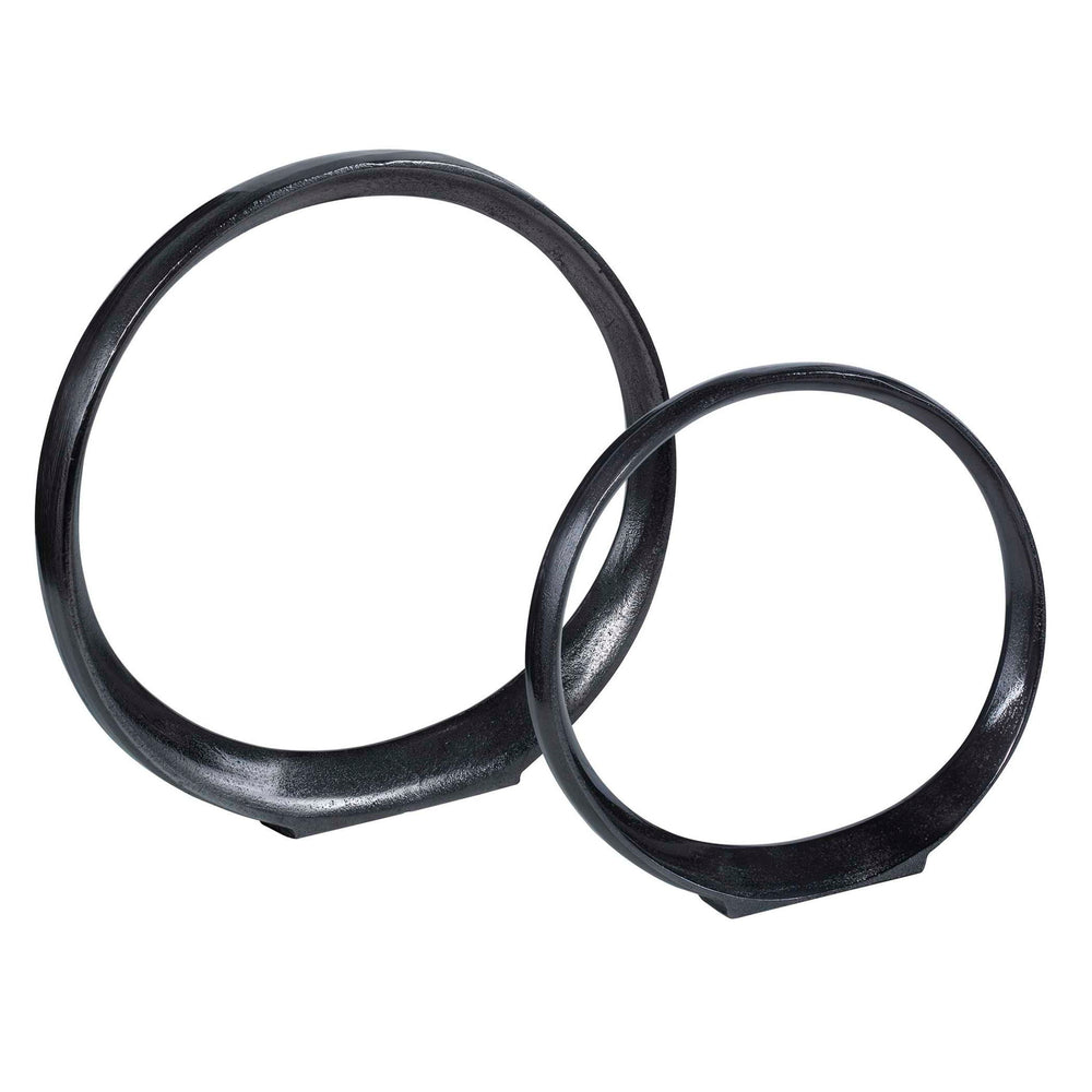 Orbits - Ring Sculptures (Set of 2)