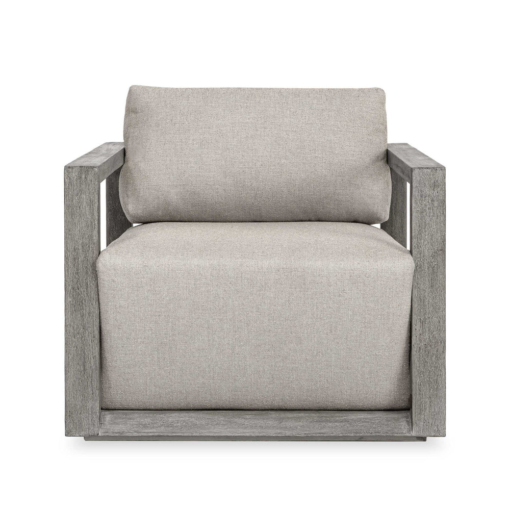Remsen - Outdoor Lounge Chair - Weathered Gray / Dove
