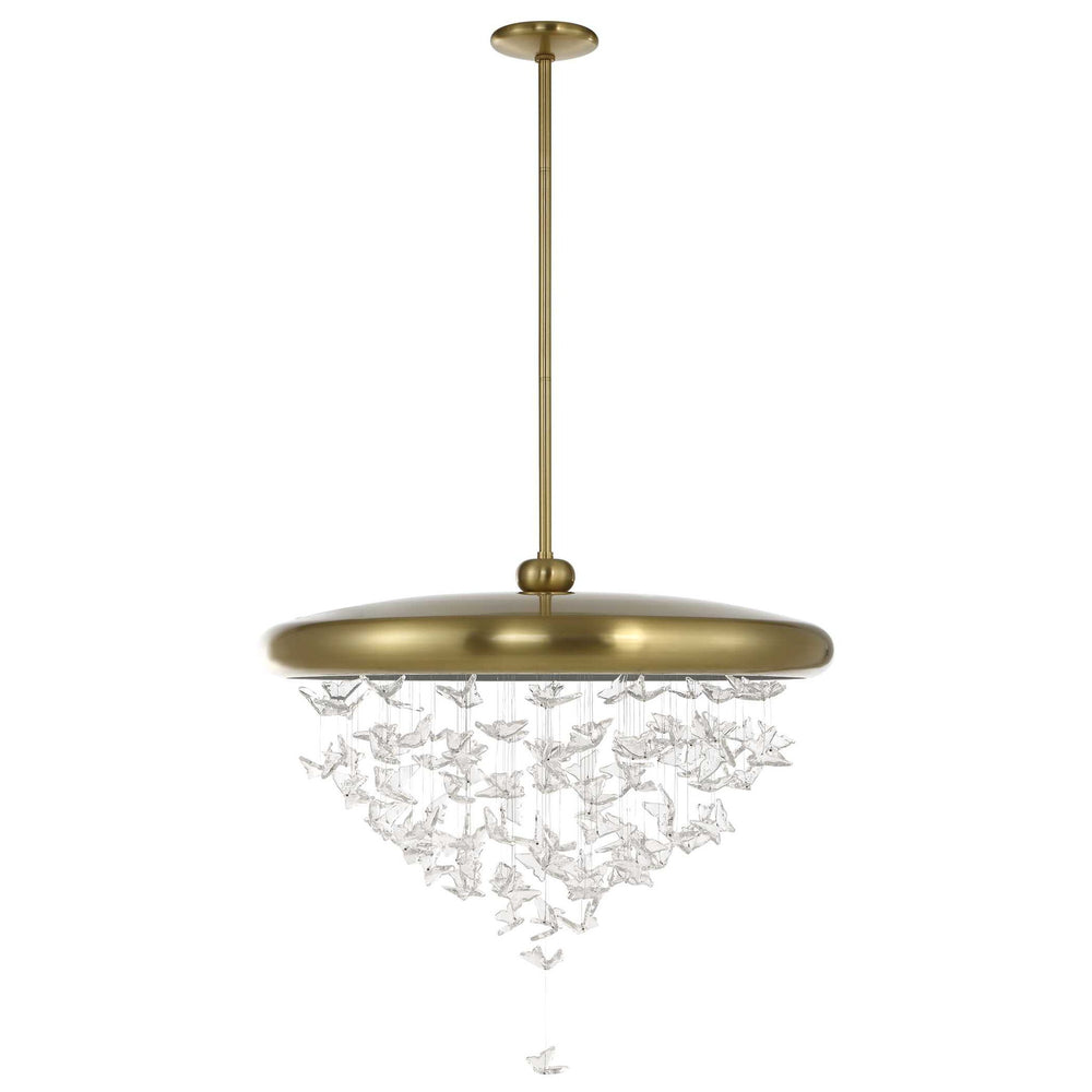 Butterfly Effect - Pendant - Bright Brass