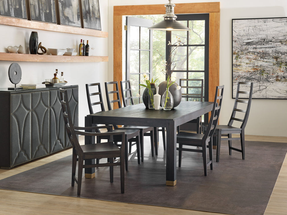 Curata - Rectangle Dining Table With 2-20