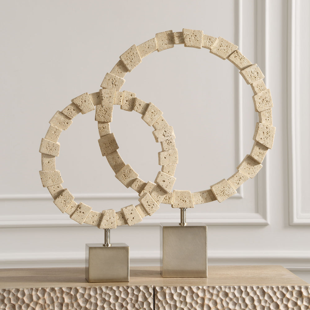 Ivory Fusion - Stone Rings (Set of 2)