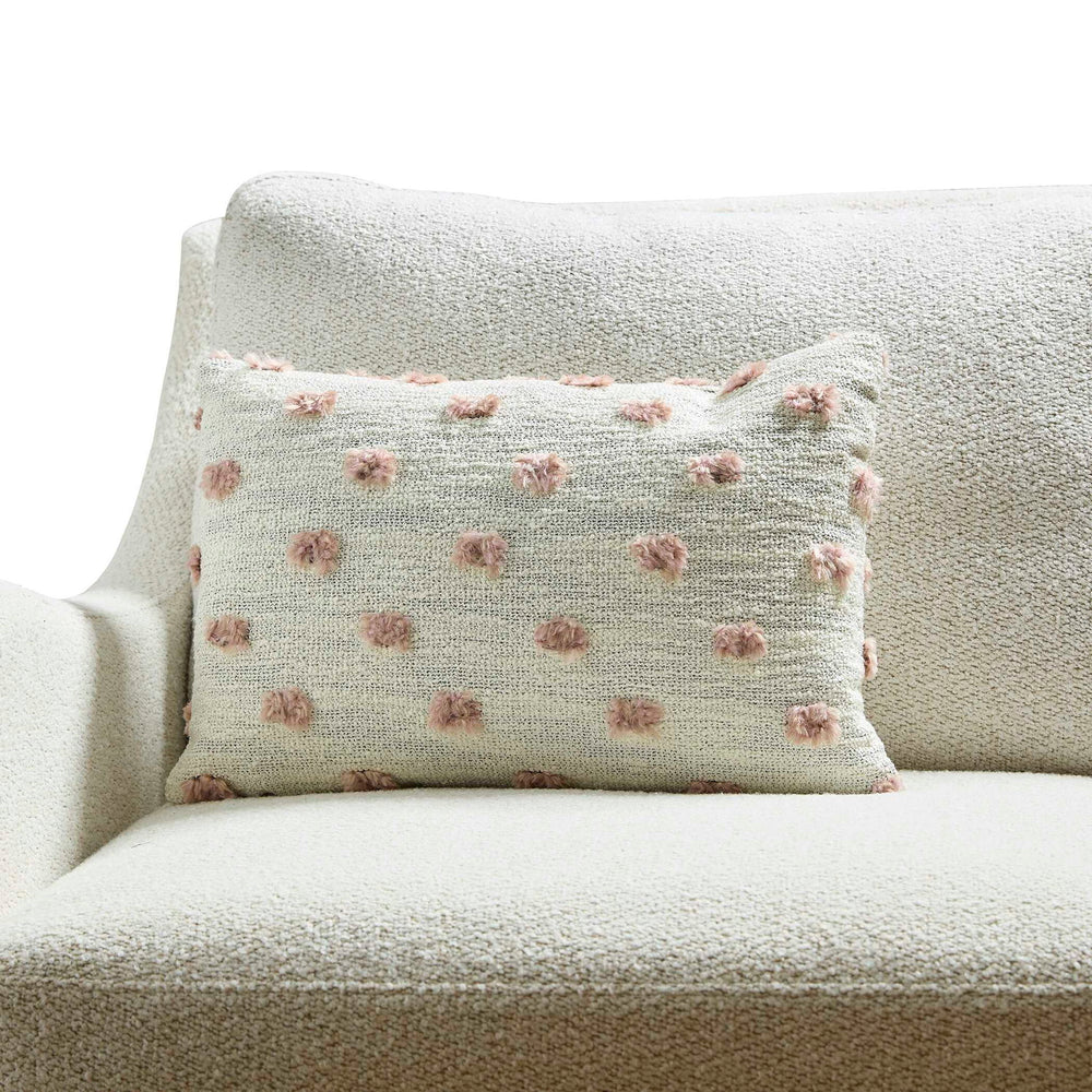 14X20 Lumbar Pillow - Fluff Petal / Off-White