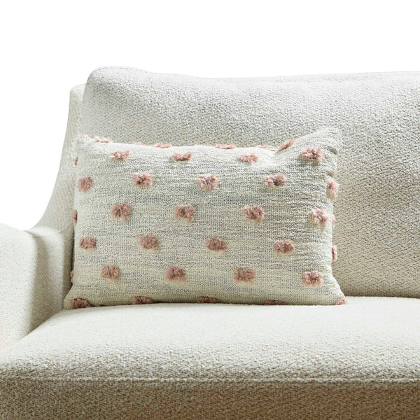 14X20 Lumbar Pillow - Fluff Petal / Off-White