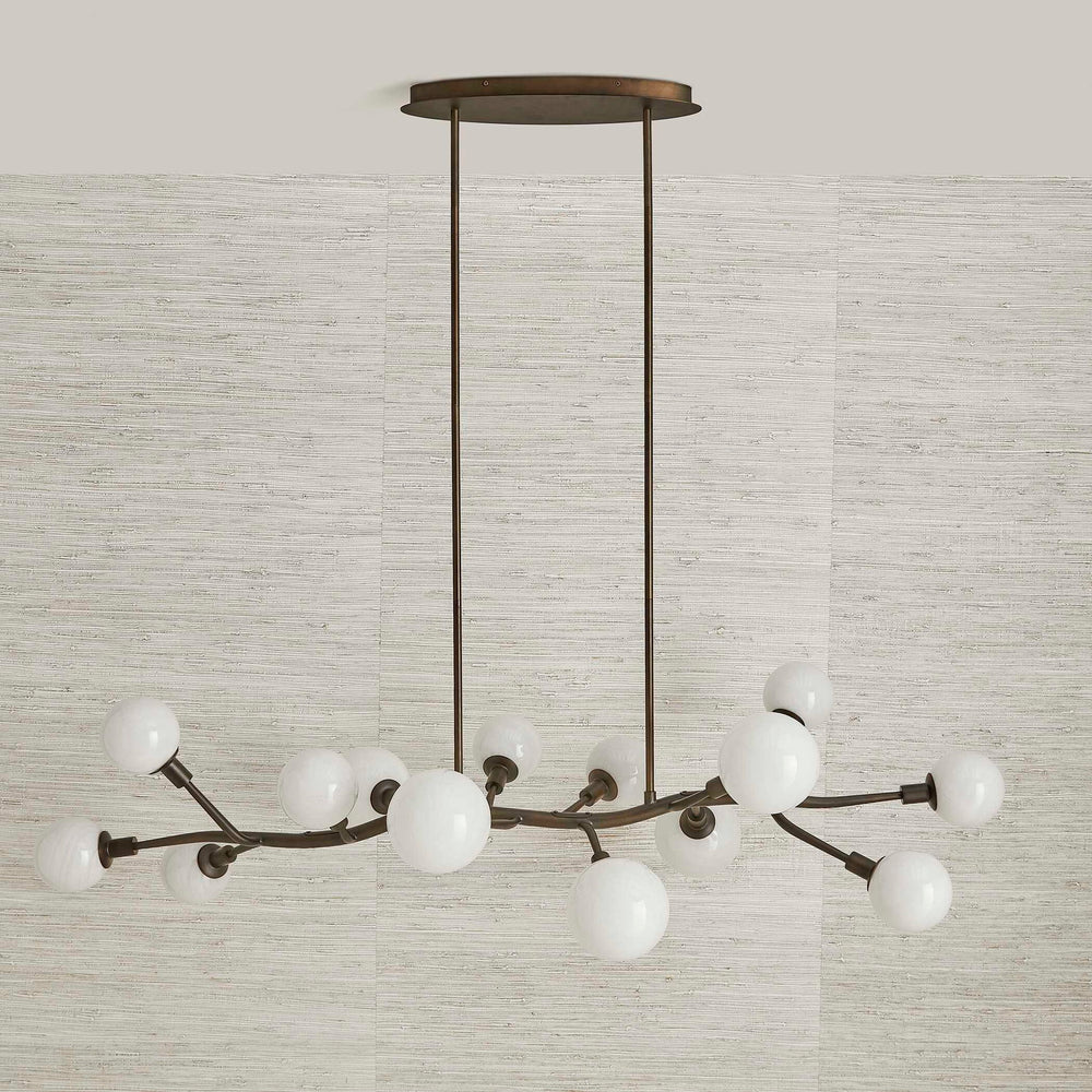 Meandering - 14 Light Pendant