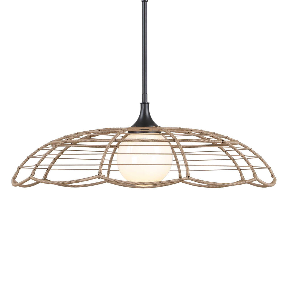 Lakeside - Indoor-Outdoor 1 Light Pendant - Black