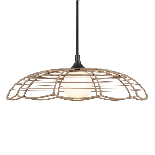 Lakeside - Indoor-Outdoor 1 Light Pendant - Black