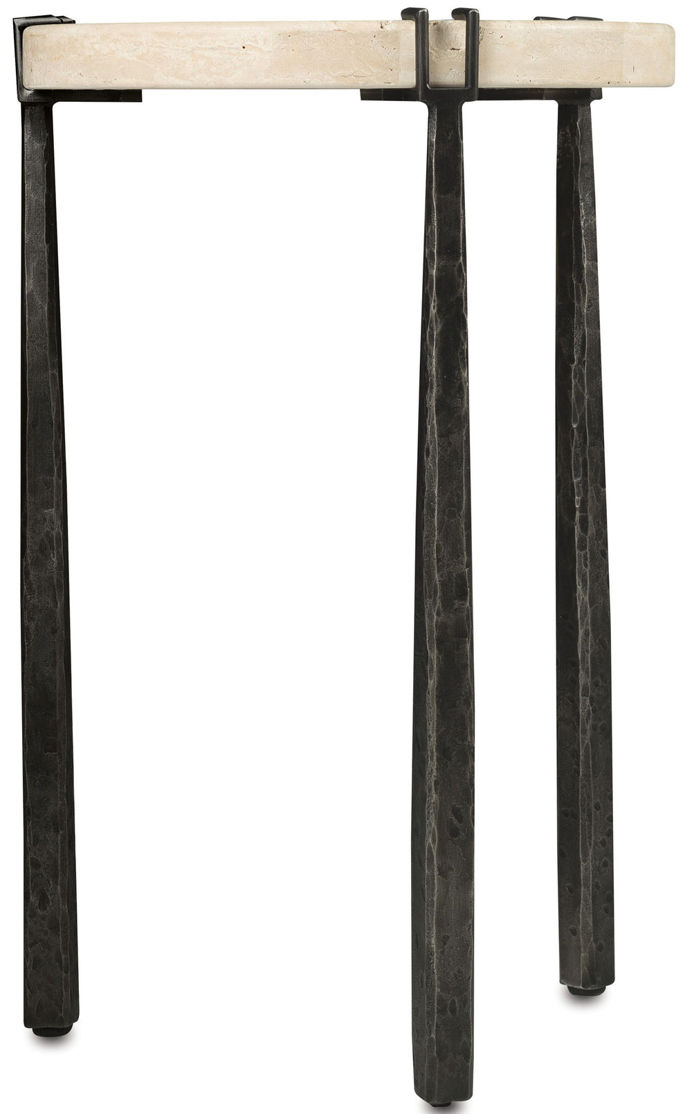 Driftwood - Metal Spot Table - Beige / Gray