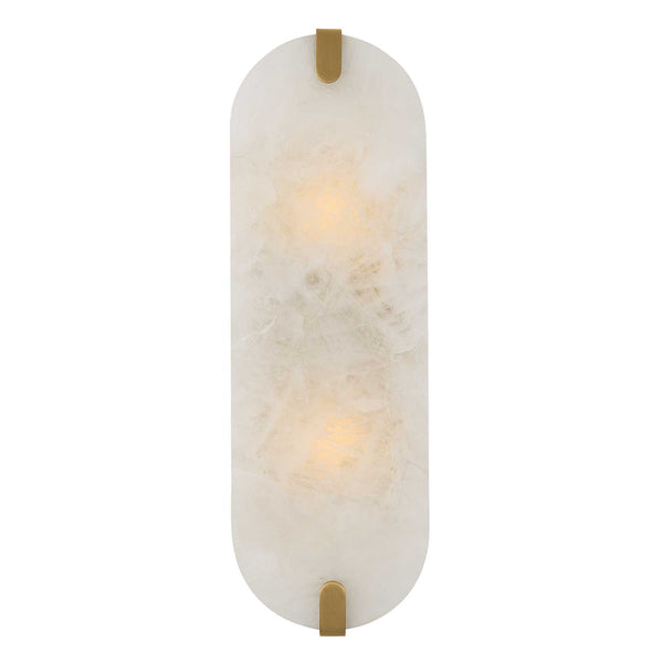 Lustrous - 2 Light Sconce - Brass