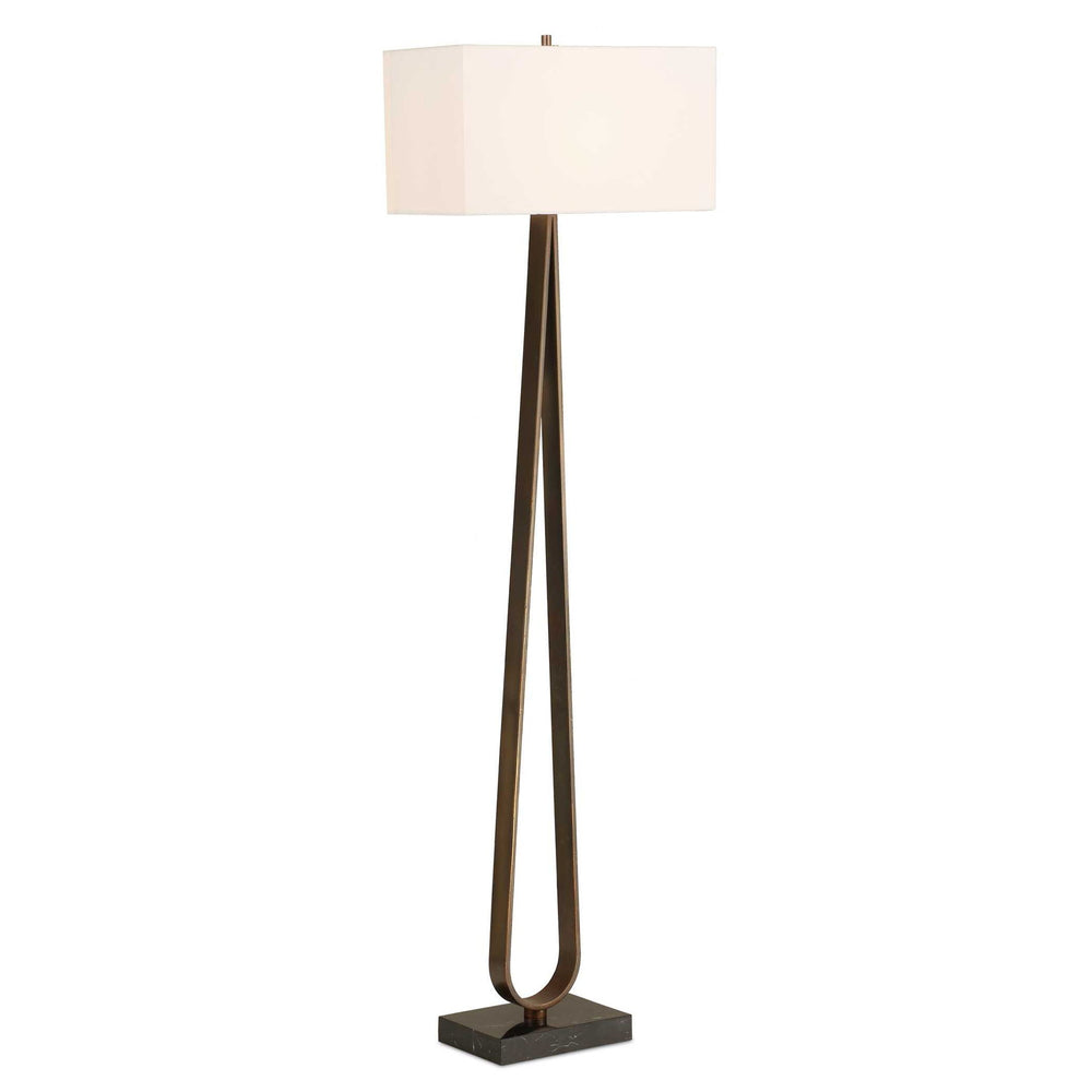 Galloway - Minimalist Floor Lamp - Bronze