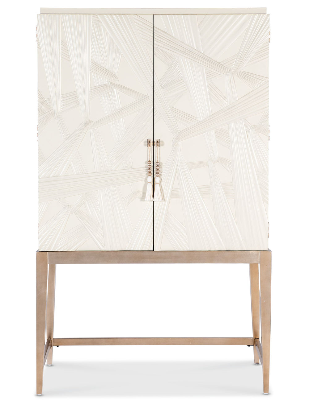 Melange - Dream Weaver Bar Cabinet - White