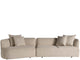 Beige / 2 Pc. Left Short Chaise Sectional
