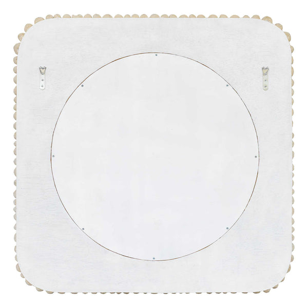 Merak - Teak Mosaic Mirror - Woodtone