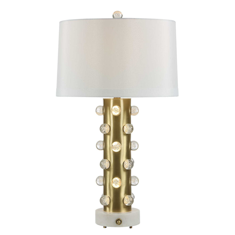 Glowing Bubbles - Table Lamp - Bright Brass