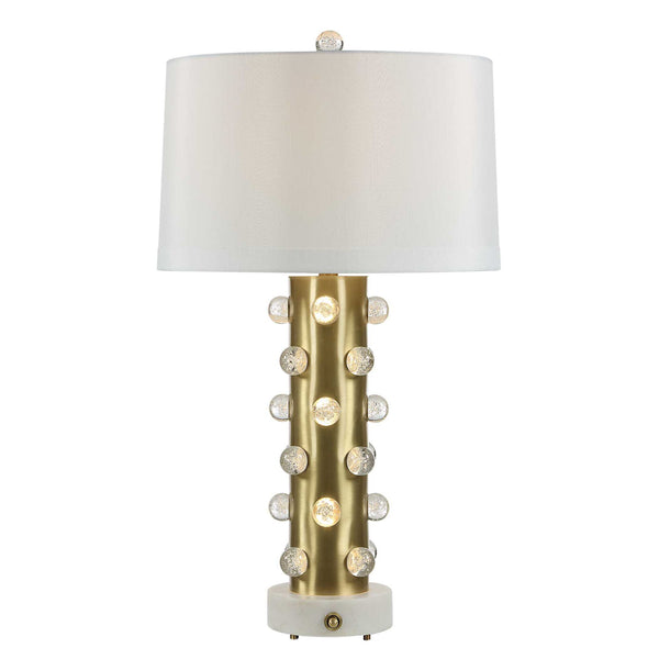 Glowing Bubbles - Table Lamp - Bright Brass