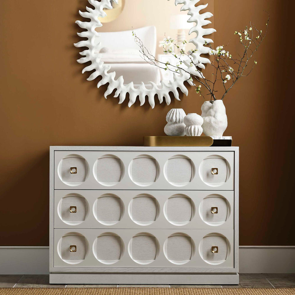 Roundabout - 3 Drawer Chest - White