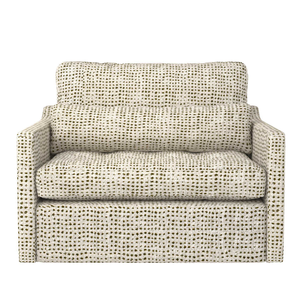 Slope - Tufted Swivel Chair-And-A-Half