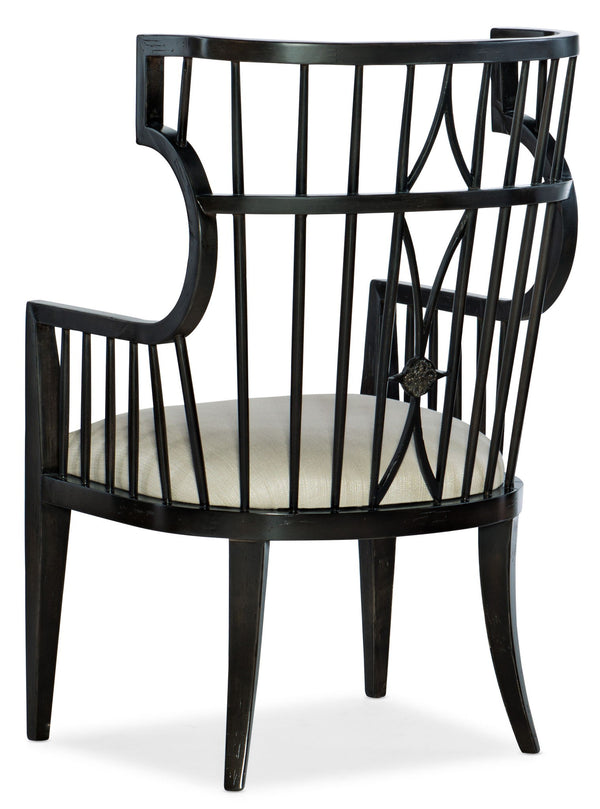 Sanctuary 2 - Couture Host Chair - Beige / Black