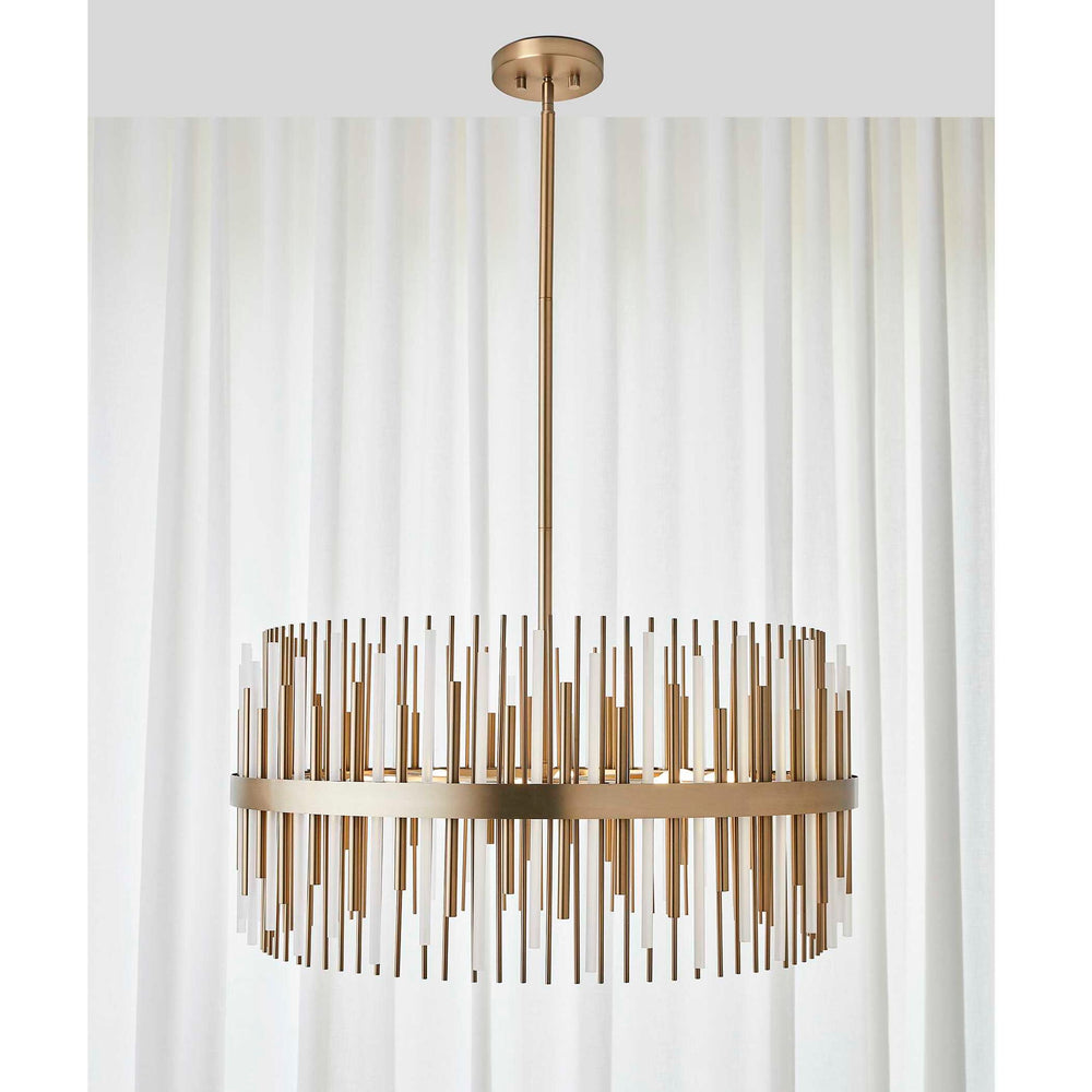 Magic Wand - 8 Light Pendant - Brass