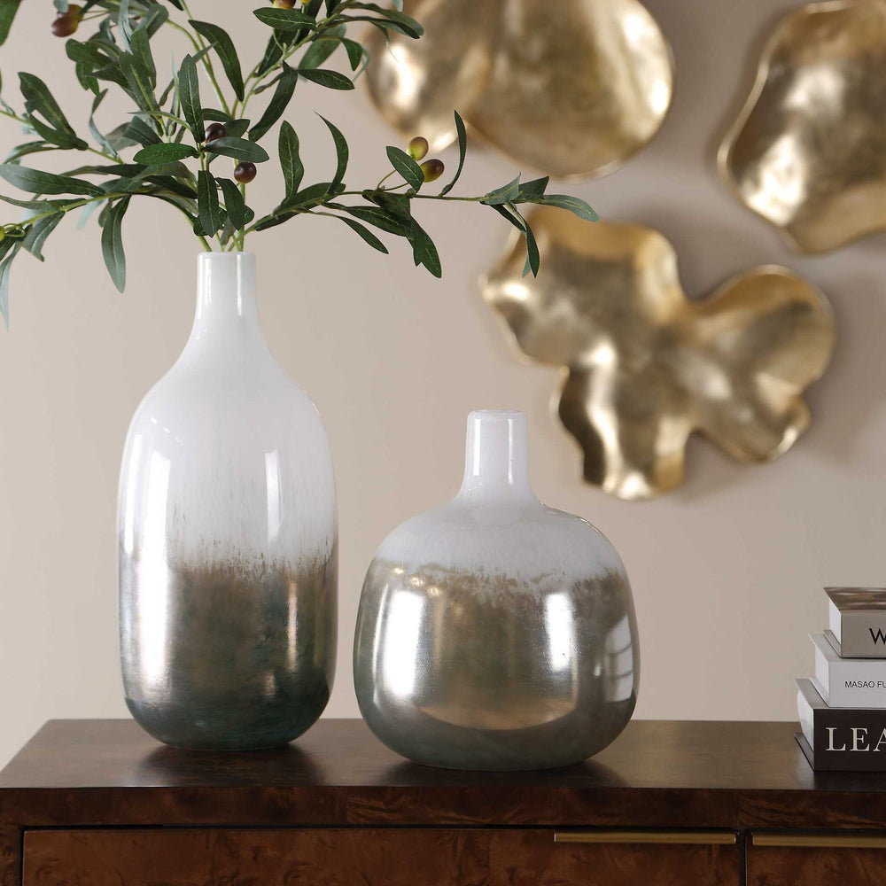 Cardoni - Vases (Set of 2) - Smoke / White