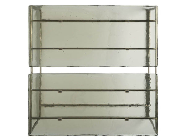 Avaline - Jordan Cocktail Table - Pearl Silver / Black
