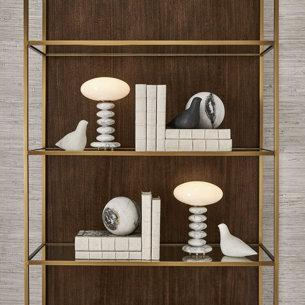 Washed Stones - Mini Lamp - White